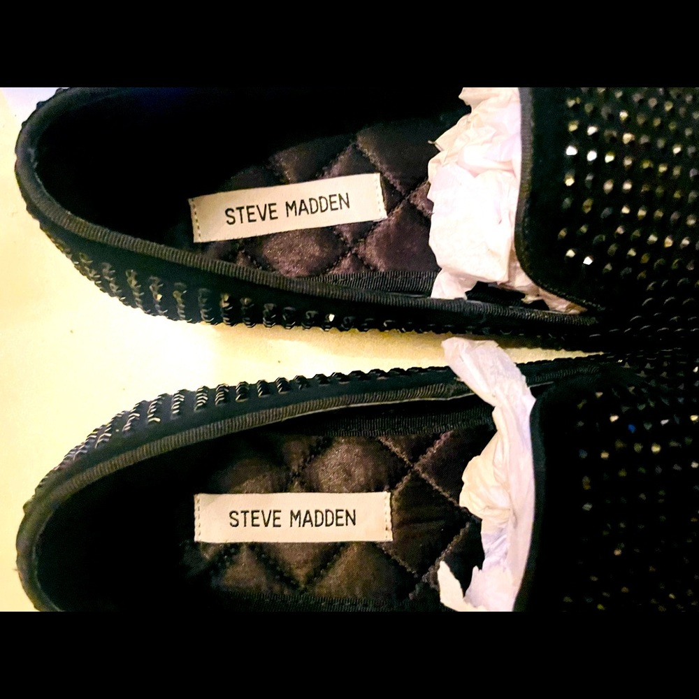 Mens Steve Madden Caviarr Black Smoke Shoes - Picture 2 of 5